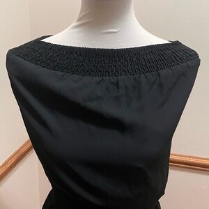 Chic Black Strapless Dress